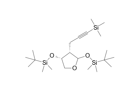 (3S,4R)-2,4-Bis(tert-butyldimethylsiloxy)-3-(1-trimethylsilylpropargyl)tetrahydrofuran