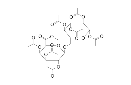 1,2,3,4-TETRA-O-ACETYL-6-O-[METHYL(2,3,4-TRI-O-ACETYL-BETA-D-GALACTOPYRANOSYL)URONATE]-BETA-D-GLUCOPYRANOSE