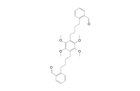 1,4-bis[4'-(2"-Formylphenyl)butyl]-2,3,5,6-tetramethoxy benzene