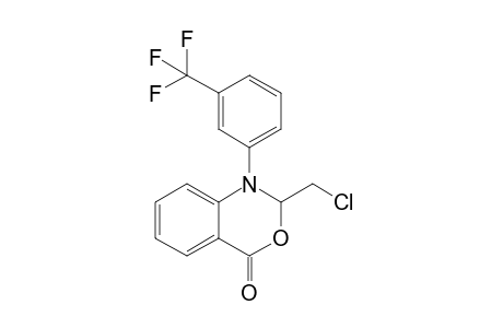 1-[3'-(Trifluoromethyl)phenyl]-1,2-dihydro-2-(chloromethyl)-3,1-benzoxazin-4-one