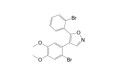 4-(2-Bromo-4,5-dimethoxyphenyl)-5-(2-bromophenyl)isoxazole