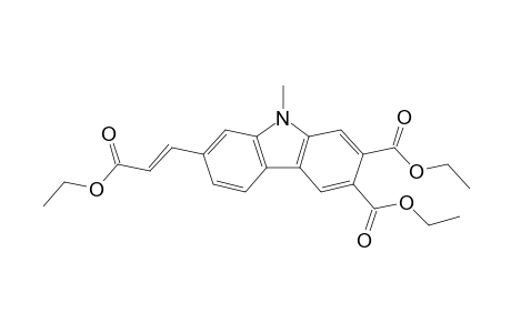 (E)-Diethyl 7-(3-ethoxy-3-oxoprop-1-enyl)-9-methyl-9H-carbazole-2,3-dicarboxylate