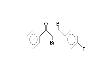 erythro-2,3-Dibromo-3-(4-fluoro-phenyl)-propiophenone