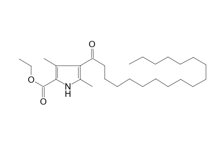 3,5-Dimethyl-4-octadecanoyl-1H-pyrrole-2-carboxylic acid ethyl ester