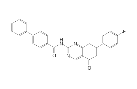 N-[7-(4-fluorophenyl)-5-oxo-5,6,7,8-tetrahydro-2-quinazolinyl][1,1'-biphenyl]-4-carboxamide