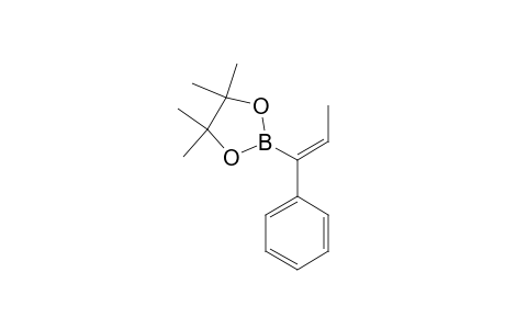 (E)-4,4,5,5-Tetramethyl-2-(1-phenylprop-1-en-1-yl)-1,3,2-dioxaborolane