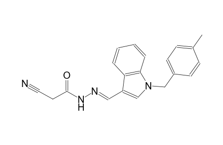2-cyano-N'-{(E)-[1-(4-methylbenzyl)-1H-indol-3-yl]methylidene}acetohydrazide