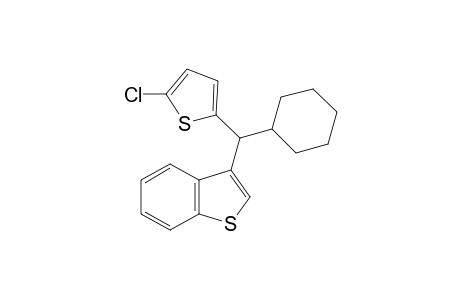 3-((5-chlorothiophen-2-yl)(cyclohexyl)methyl)benzo[b]thiophene