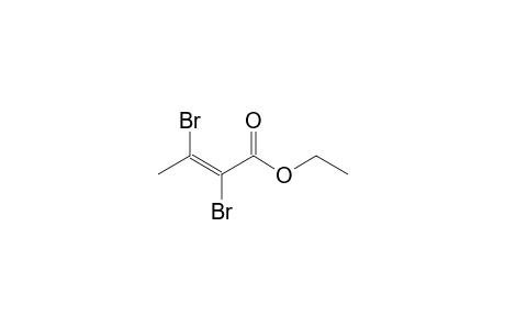 (E)-2,3-dibromo-2-butenoic acid ethyl ester