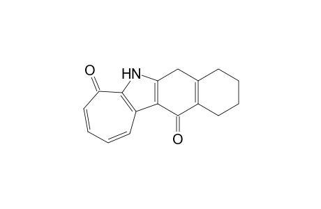 2,3,4,5-Tetrahydro-1H,6H-benzo[f]cyclohepta[b]indole-7,12-dione