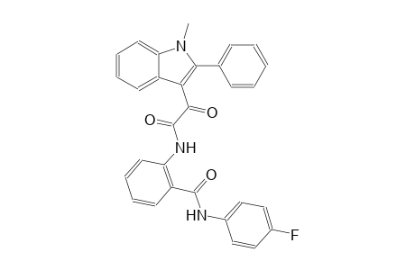 1H-indole-3-acetamide, N-[2-[[(4-fluorophenyl)amino]carbonyl]phenyl]-1-methyl-alpha-oxo-2-phenyl-