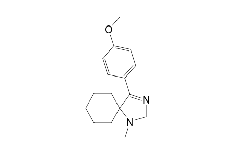 4-(4-methoxyphenyl)-1-methyl-1,3-diazaspiro[4.5]dec-3-ene