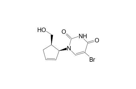 5-Bromanyl-1-[(1S,5R)-5-(hydroxymethyl)cyclopent-2-en-1-yl]pyrimidine-2,4-dione