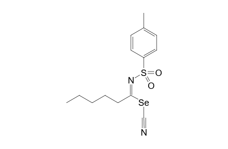 (1Z)-N-[(4-Methylphenyl)sulfonyl]hexanimidoyl Selenocyanate