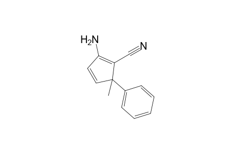 2-Amino-5-methyl-5-phenyl-1-cyclopenta-1,3-dienecarbonitrile