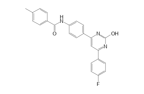 N-[4-[6-(4-fluorophenyl)-2-hydroxy-pyrimidin-4-yl]phenyl]-4-methyl-benzamide