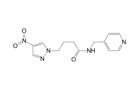 1H-Pyrazole-1-butanamide, 4-nitro-N-(4-pyridinylmethyl)-