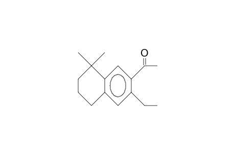 1,1-Dimethyl-6-ethyl-7-acetyl-tetralin
