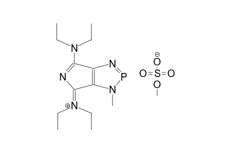 2-METHYL-6,8-BIS(DIETHYLAMINO)-2,4,7-TRIAZA-3-PHOSPHABICYCLO[3.3]OCTA-2,4,6,8(1)-TETRAENONIUM METHYLSULPHATE