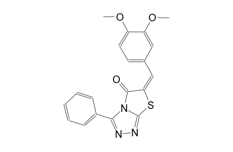 (6E)-6-(3,4-dimethoxybenzylidene)-3-phenyl[1,3]thiazolo[2,3-c][1,2,4]triazol-5(6H)-one