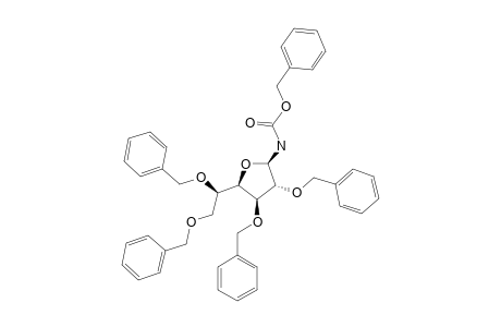 2,3,5,6-TETRA-O-BENZYL-N-BENZYLOXYCARBONYL-BETA-D-GLUCOFURANOSYLAMINE