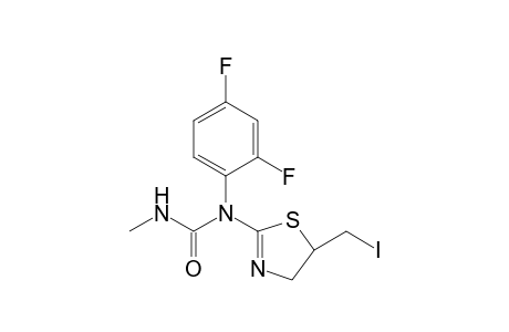 1-(2,4-difluorophenyl)-1-[5-(iodomethyl)-4,5-dihydro-1,3-thiazol-2-yl]-3-methylurea