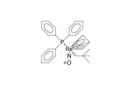 /.eta.-5/-Cyclopentadienyl-nitroso-triphenylphosphino-2,2-dimethyl-1-propylidene rhenium cation