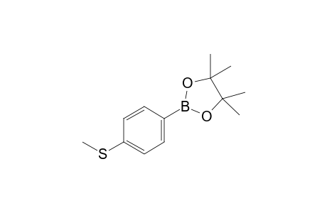 4,4,5,5-Tetramethyl-2-(4-(methylthio)phenyl)-1,3,2-dioxaborolane