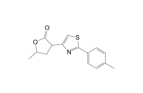 5-Methyl-3-[2-(4-methylphenyl)-1,3-thiazol-4-yl]oxolan-2-one