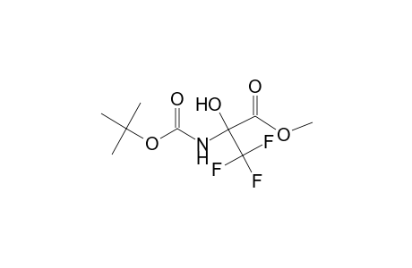 2-(tert-butoxycarbonylamino)-3,3,3-trifluoro-2-hydroxy-propionic acid methyl ester