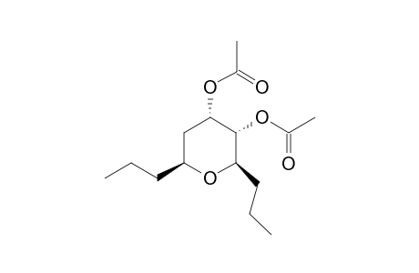 (2,3-anti,3,4-syn,4,6-anti)-2,6-Di(propyl)-3,4-diacetoxyoxacyclohexane
