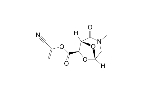 1'-Cyanovinyl (1R,5S,7R)-3-Methyl-2-oxo-6,8-dioxa-3-azabicyclo[3.2.1]octane-7-exo-carboxylate