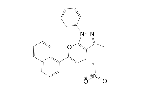 (R)-3-Methyl-6-(naphthalen-1-yl)-4-(nitromethyl)-1-phenyl-1,3a,4,7a-tetrahydropyrano[2,3-c]pyrazole