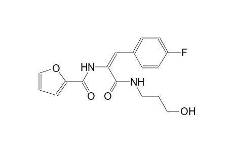 2-furancarboxamide, N-[(E)-2-(4-fluorophenyl)-1-[[(3-hydroxypropyl)amino]carbonyl]ethenyl]-