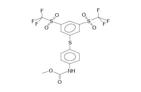 3,5-BIS(TRIFLUOROMETHYLSULPHONYL)-4'-METHOXYCARBONYLAMINODIPHENYLSULPHIDE