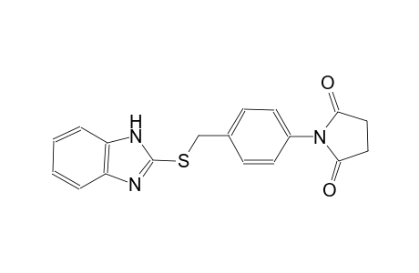 1-(4-[(1H-Benzimidazol-2-ylsulfanyl)methyl]phenyl)-2,5-pyrrolidinedione