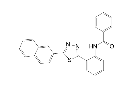 N-[2-(5-naphthalen-2-yl-1,3,4-thiadiazol-2-yl)phenyl]benzamide
