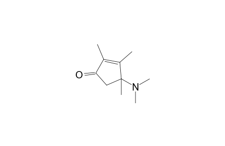 4-(dimethylamino)-2,3,4-trimethyl-1-cyclopent-2-enone