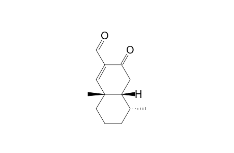 2-Naphthalenecarboxaldehyde, 3,4,4a,5,6,7,8,8a-octahydro-5,8a-dimethyl-3-oxo-, [4aR-(4a.alpha.,5.beta.,8a.alpha.)]-