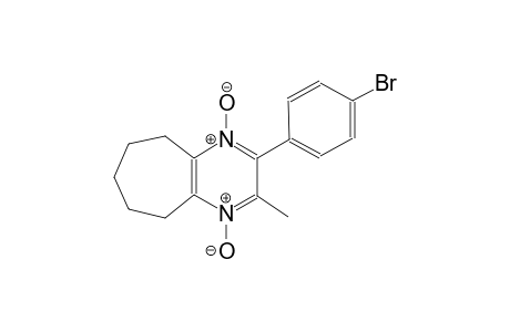 5H-cyclohepta[b]pyrazine, 2-(4-bromophenyl)-6,7,8,9-tetrahydro-3-methyl-, 1,4-dioxide