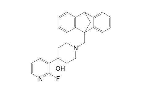 N-(9,10-methano-9,10-dihydroanthracen-10-yl)methyl-4-(2-fluoropyridin-3-yl)piperidin-4-ol