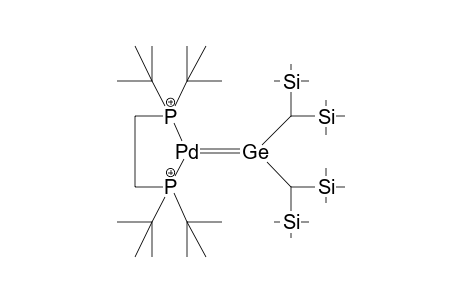 Palladium, [1,2-bis(t-butylphosphino)ethane][bis[bis(trimethylsilyl)methyl]germylene]-