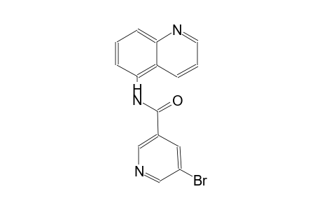 3-pyridinecarboxamide, 5-bromo-N-(5-quinolinyl)-