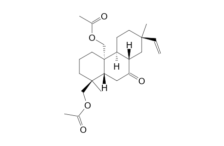[(1S,4aR,4bS,7R,8aS,10aR)-4a-(acetoxymethyl)-1,7-dimethyl-9-oxo-7-vinyl-2,3,4,4b,5,6,8,8a,10,10a-decahydrophenanthren-1-yl]methyl acetate