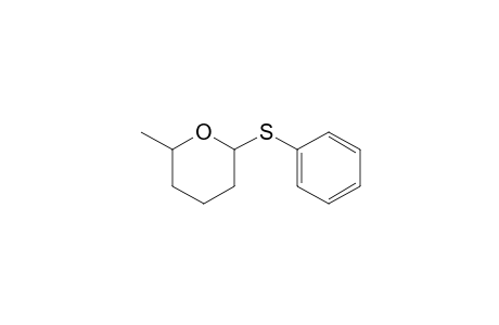 6-Methyl-2-(phenylthio)tetrahydropyran