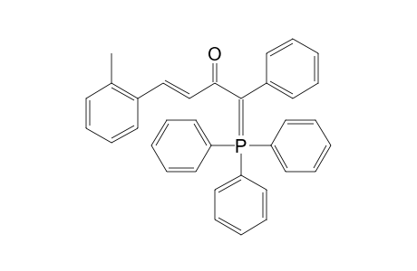 (E)-4-(2-methylphenyl)-1-phenyl-1-triphenylphosphoranylidene-3-buten-2-one
