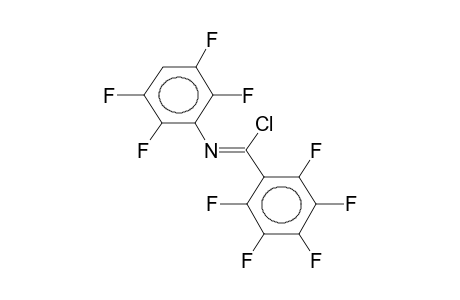 N-(4-HYDROPERFLUOROPHENYL)CARBONIMIDOYL(PENTAFLUOROPHENYL)CHLORIDE