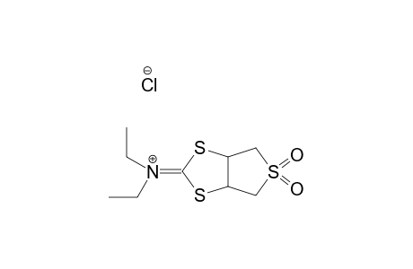 2-(N,N-DIETHYL)-IMINO-5,5-DIOXOPERHYDROTHIENO-[3.4-D]-1,3-DIOTHIOLAN_CHLORIDE