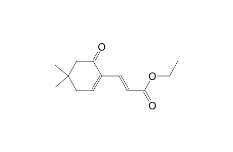 (E)-Ethyl 3-(1-oxo-5,5-dimethyl-2-cyclohexenyl)acrylate