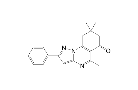 5,8,8-TRIMETHYL-2-PHENYL-8,9-DIHYDROPYRAZOLO-[1,5-A]-QUINAZOLIN-6(7H)-ONE